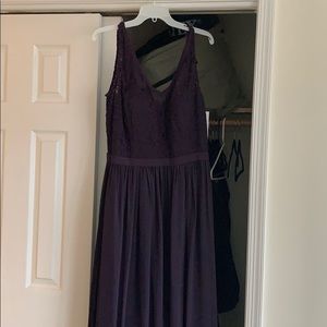 Bill levkoff purple dress size 18